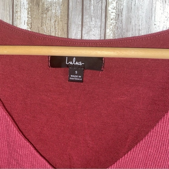 Lulus Maroon Stretch Thong Bodysuit - Picture 5 of 5